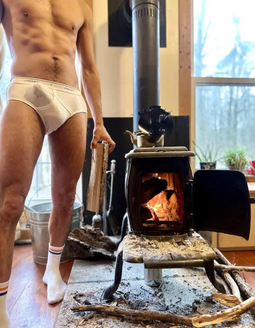 There’s a trail of precum spots tracking the progress of my boner