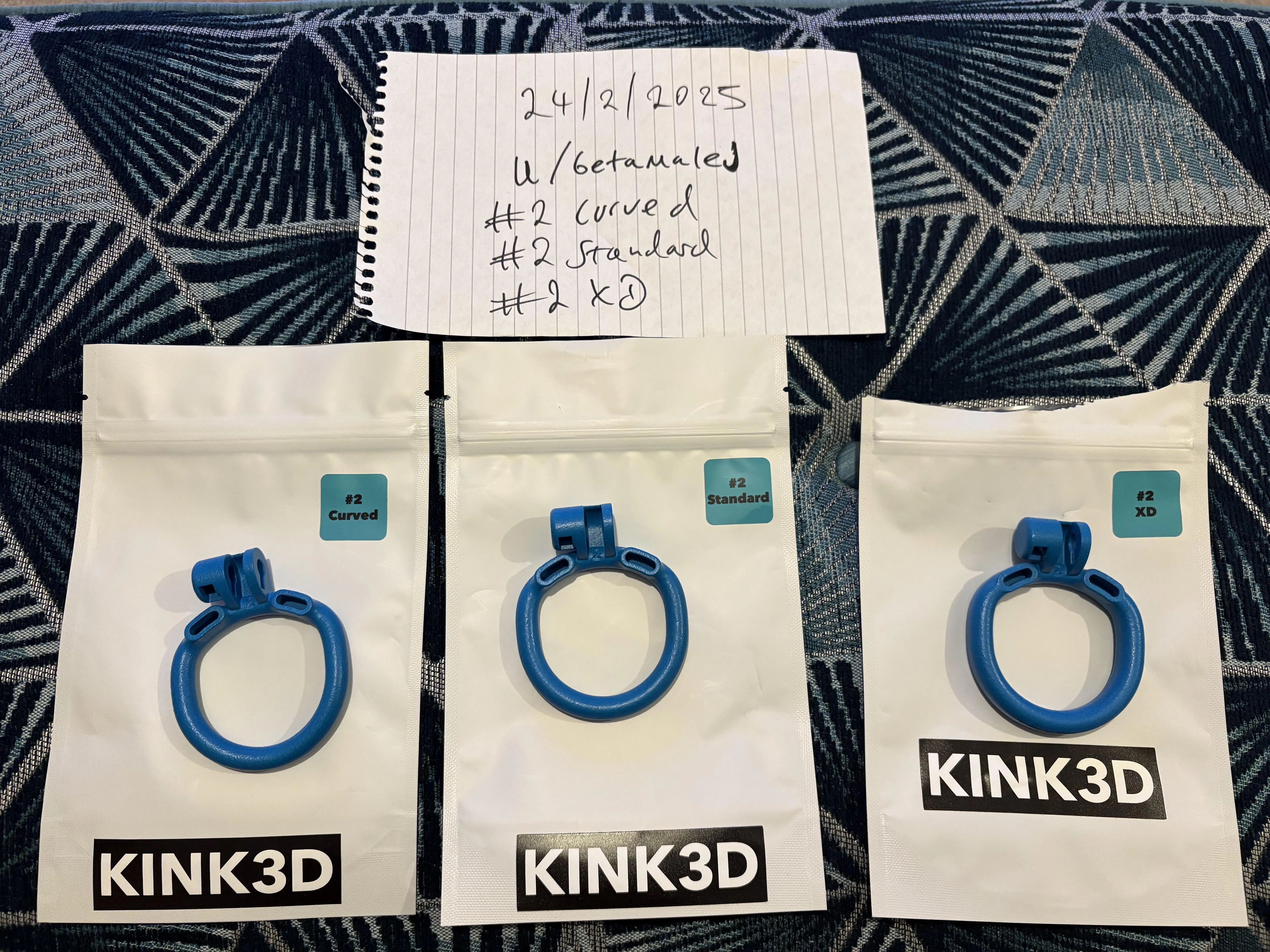 [UK] [aqua blue base rings size #2] - sell