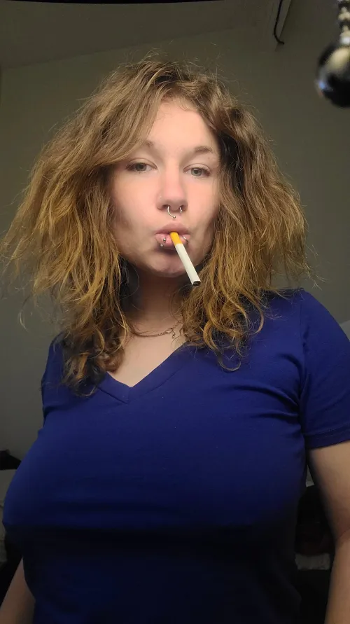 What hole would you smoke the cigarette out of