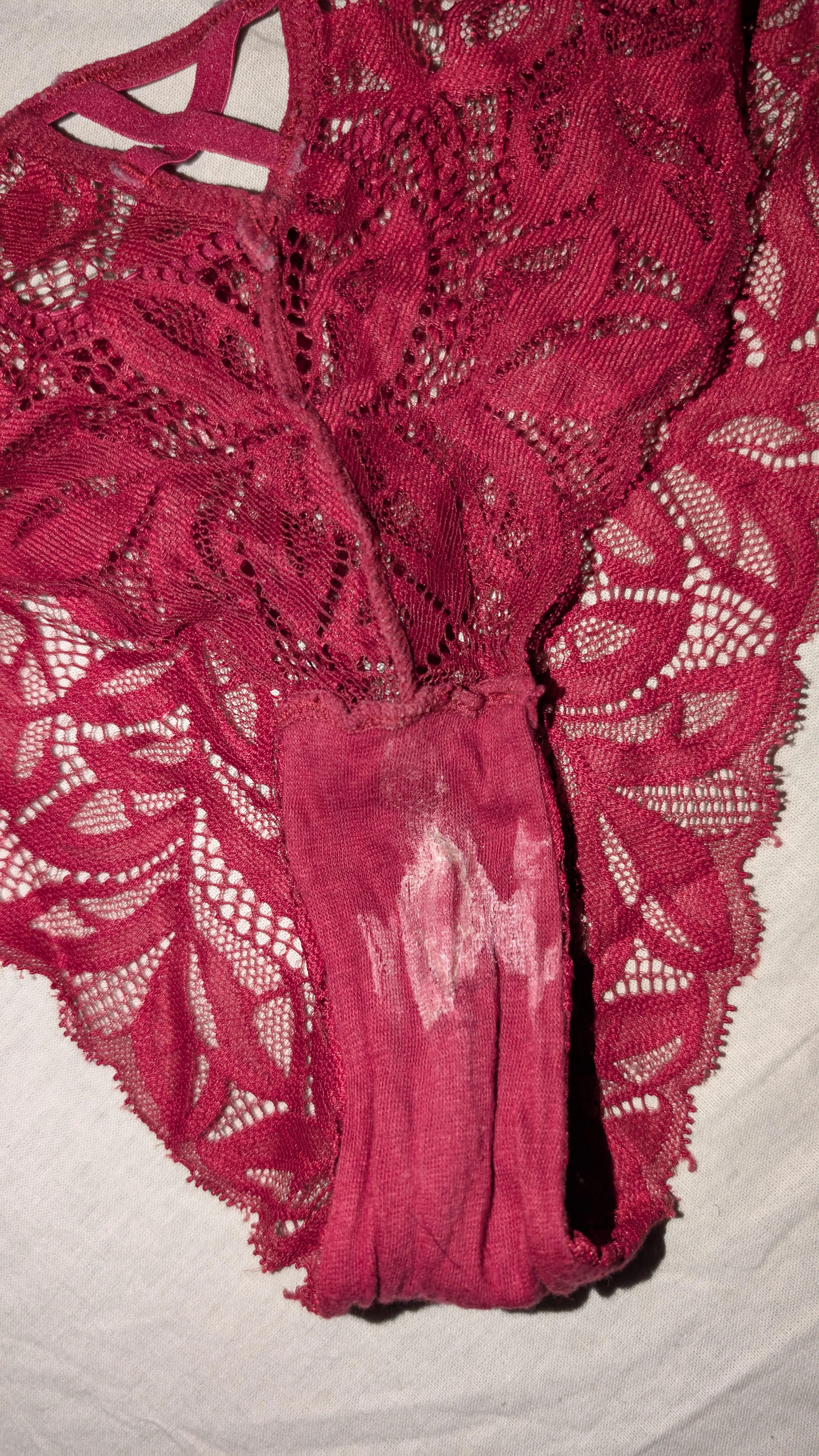 Wife's dirty panties smell and taste so good