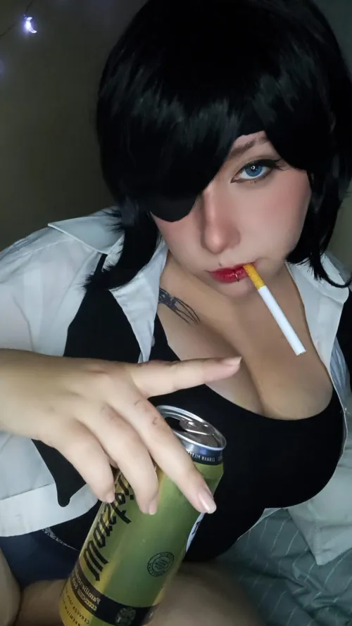 Would you dare to drink with me? 🍷🔥 (Himeno Cosplay)