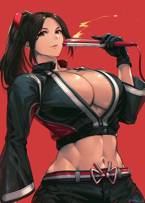 不知火舞 artwork by Mikel (4hands)