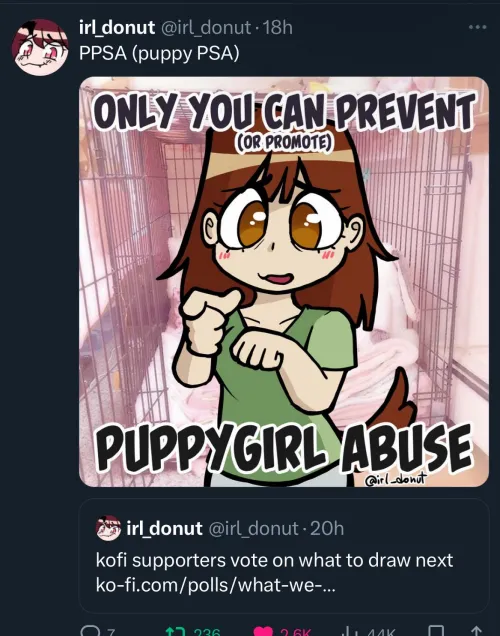 A new PSA for puppygirls has droped!