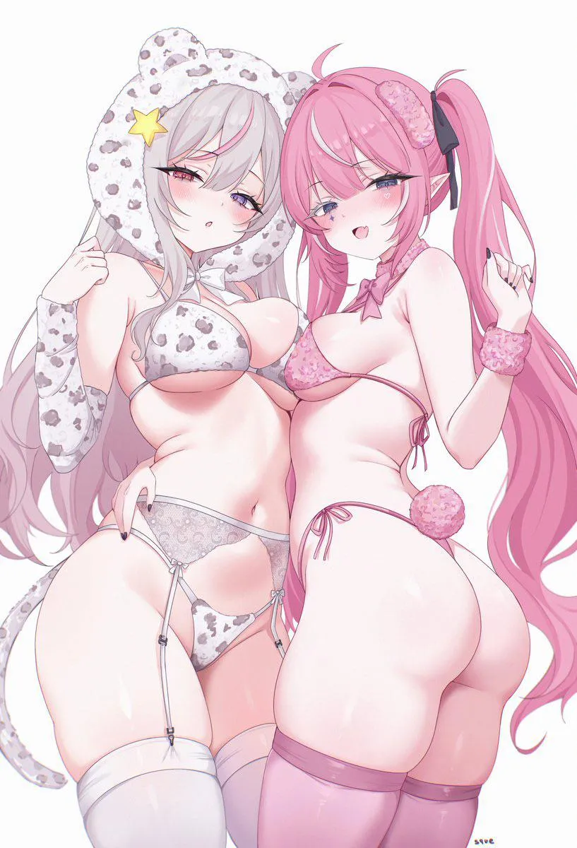 [Anny] & [Camila] perfect bodies squish