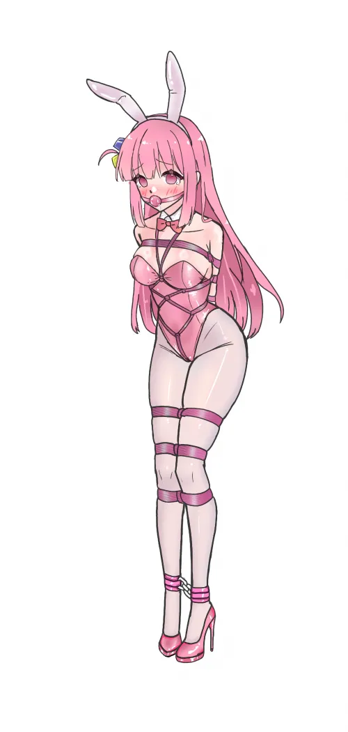 As you entered the new bunny cafe, A waitress approached you to take your order.