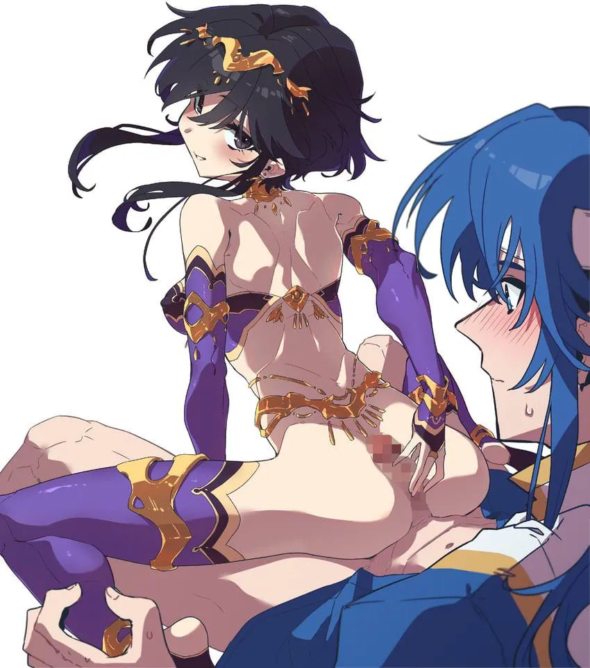 Assjob with Dancer Larcei [Fire Emblem]