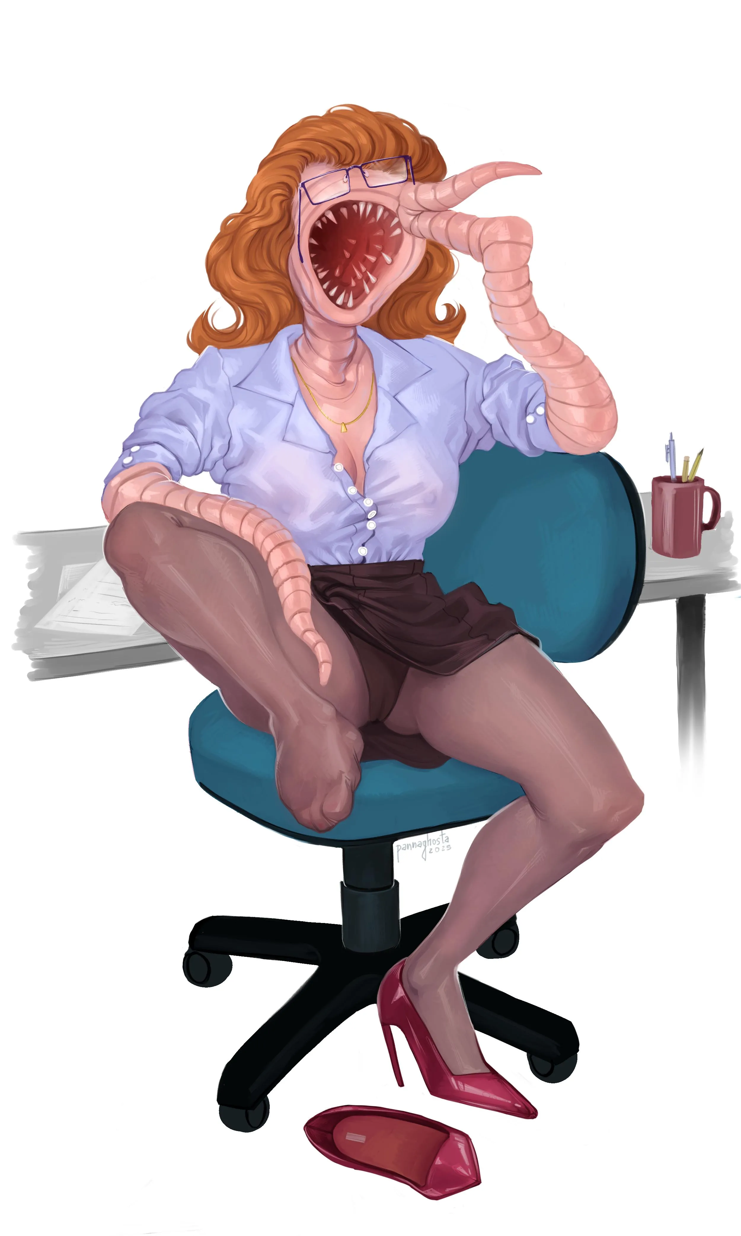 [F] The Horrific Coworker, by pannaghosta