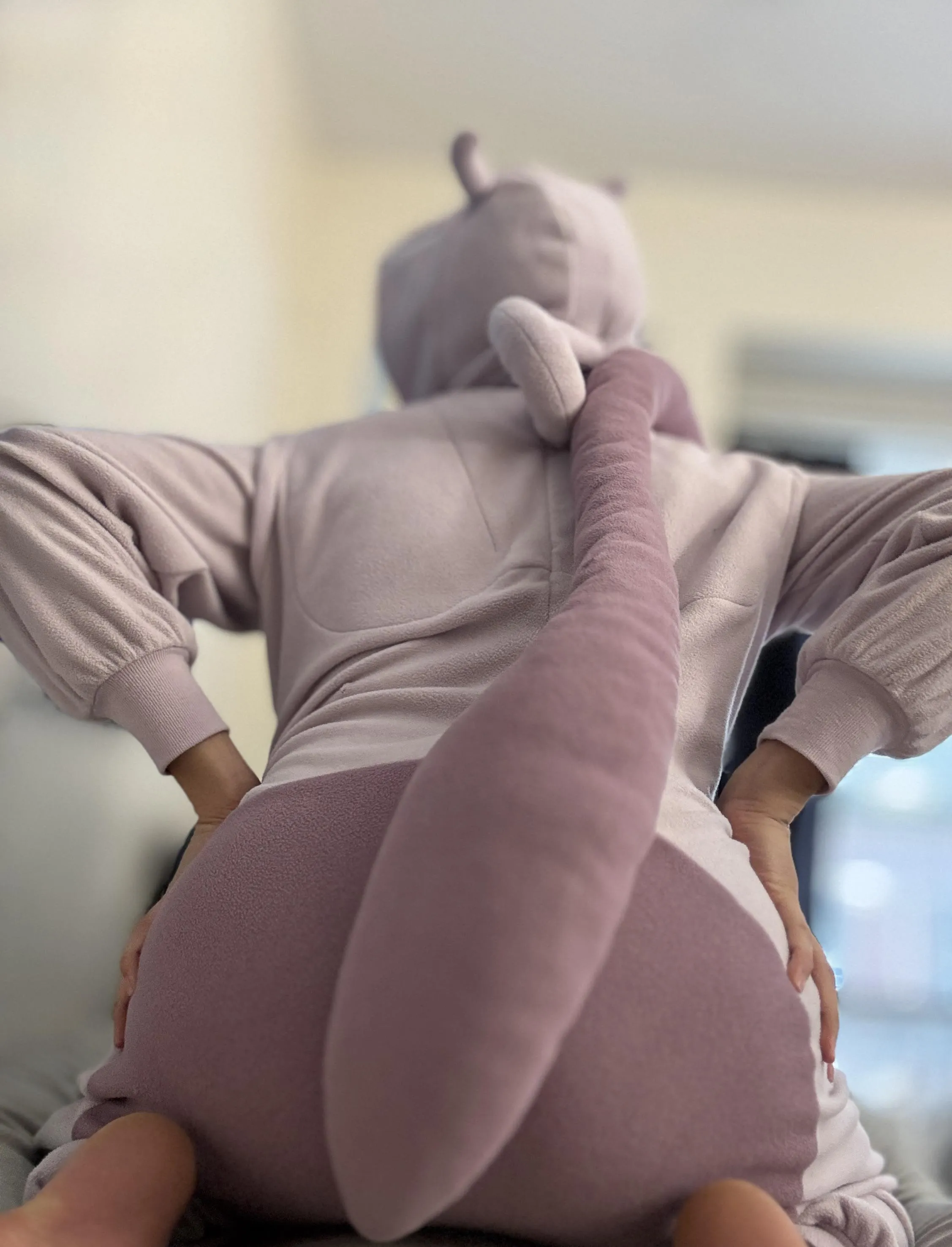 Feel so hot in my mewtwo onesie