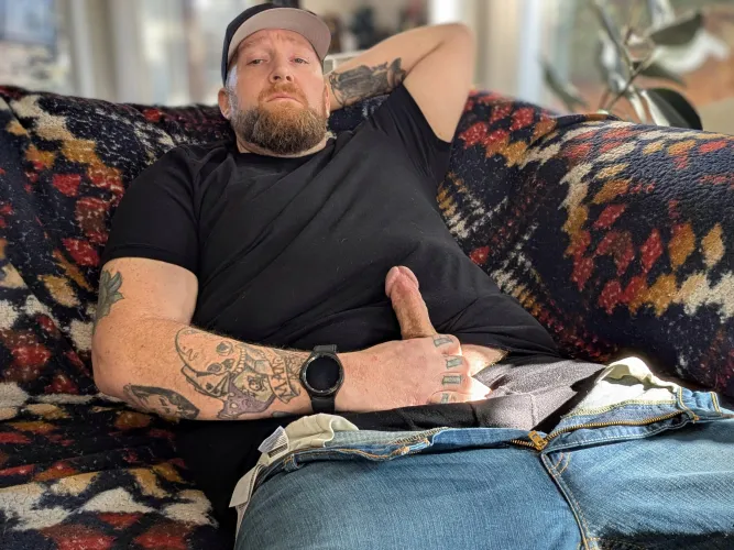 Gotta chance to sit down and relax this morning..