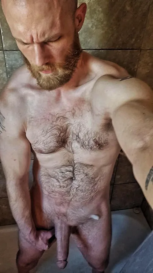 Looking down at it with both shame and pride