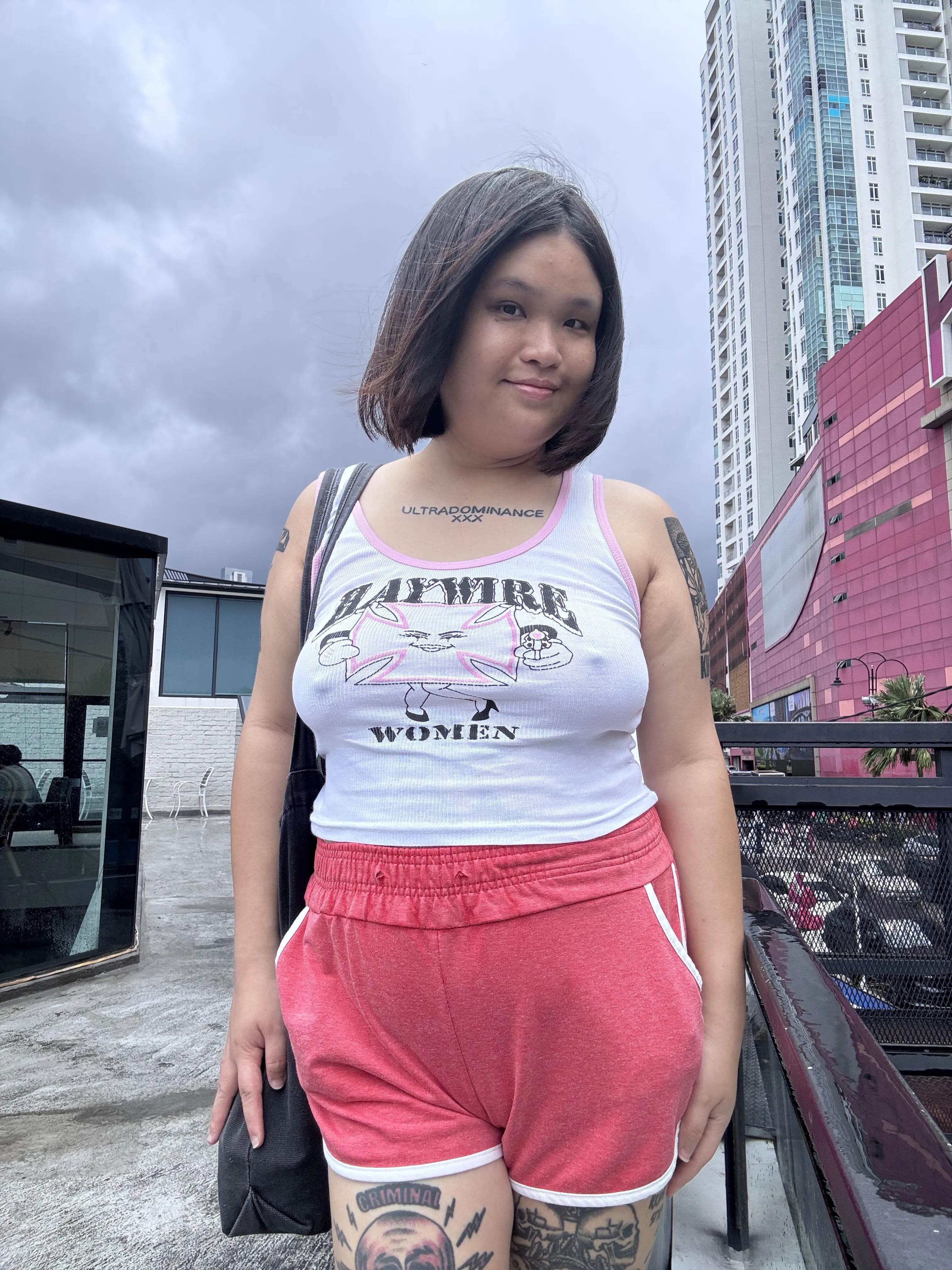 My super braless self