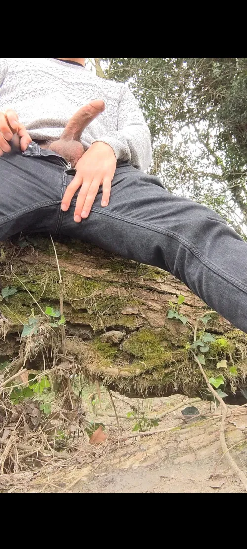 Peaceful walk by the river