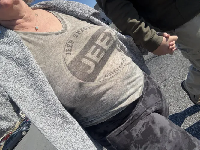 Pokie selfie before breakfast