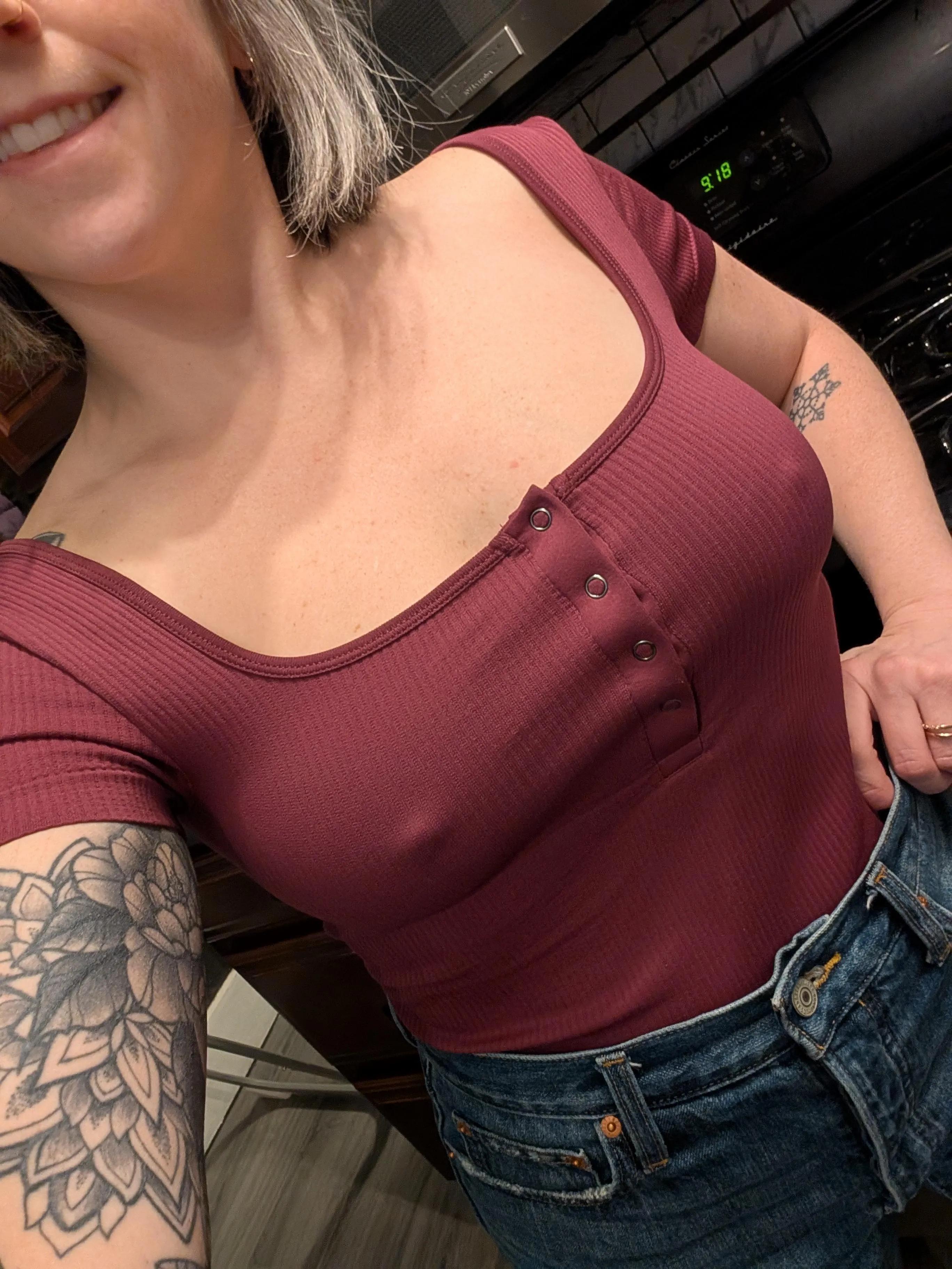 Proud member of the no bra club