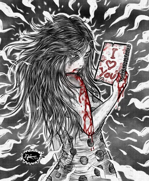 Seeking love... [OC] Sketch by me.