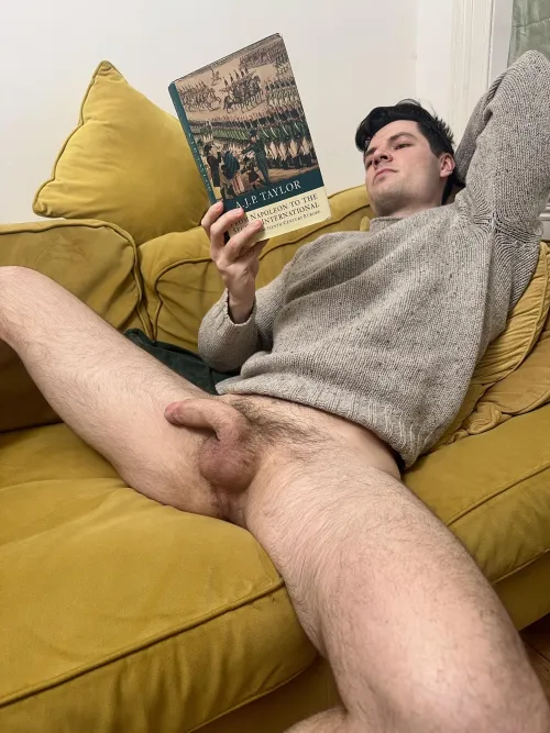 Suck my cock while I read