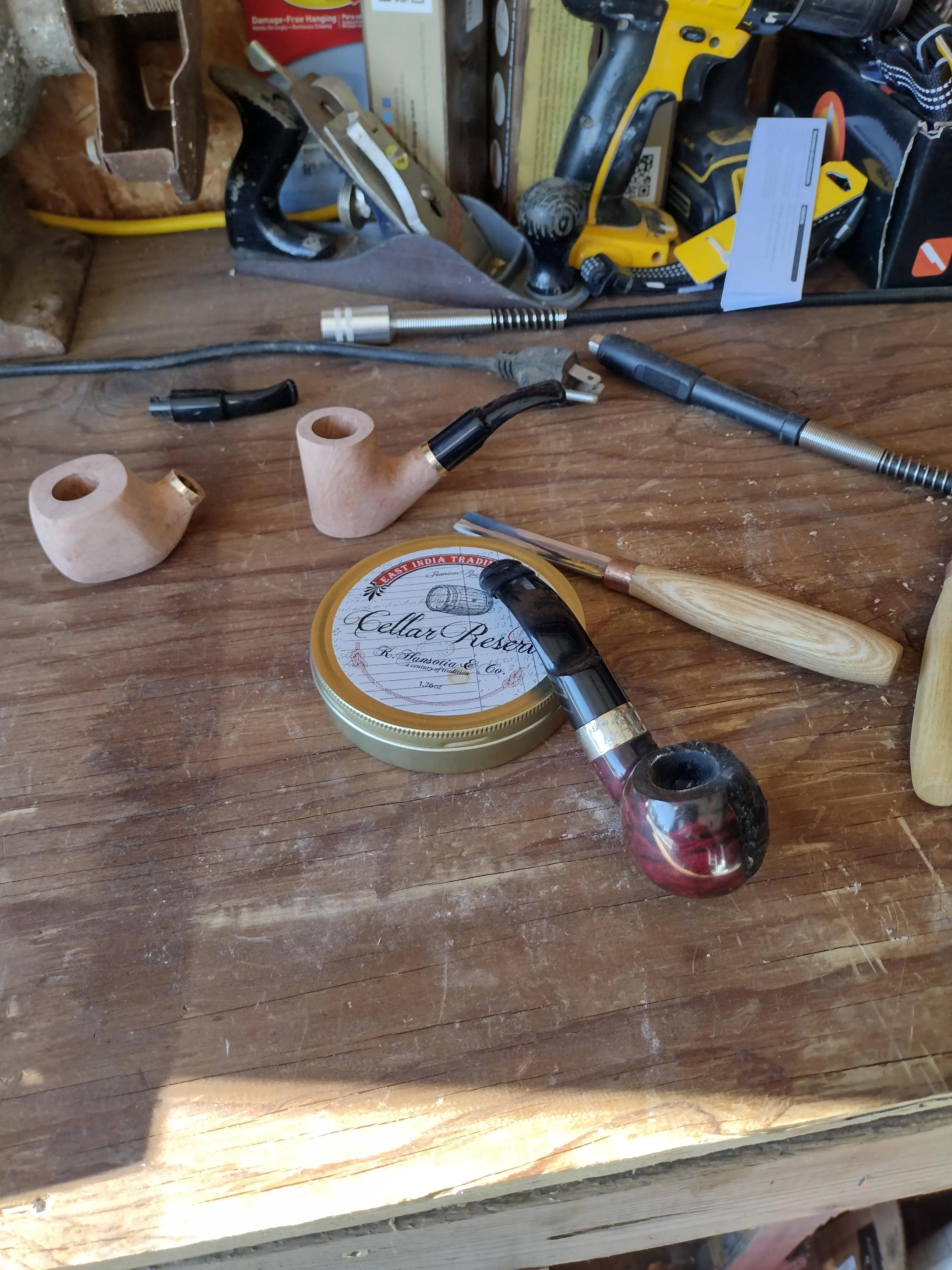 Tryng my had at pipe making