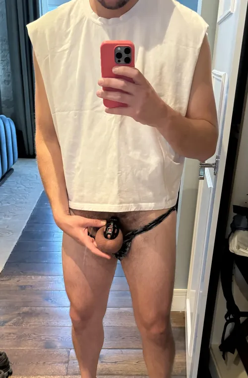 What I wore to the naked party at the lab during Berlin Pride