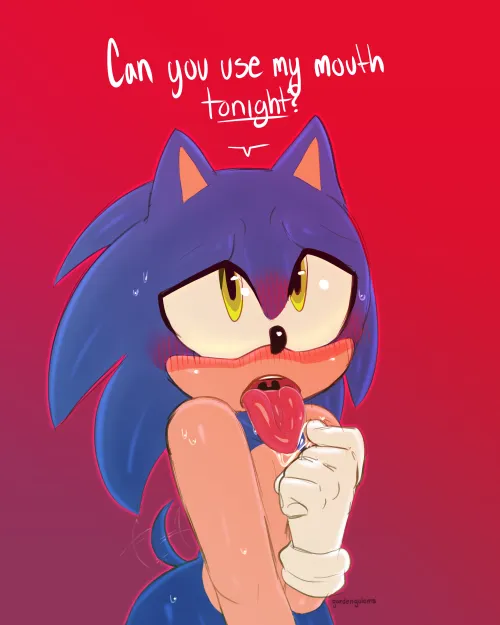 With a tongue like that, how could you say no? (gardengolems)