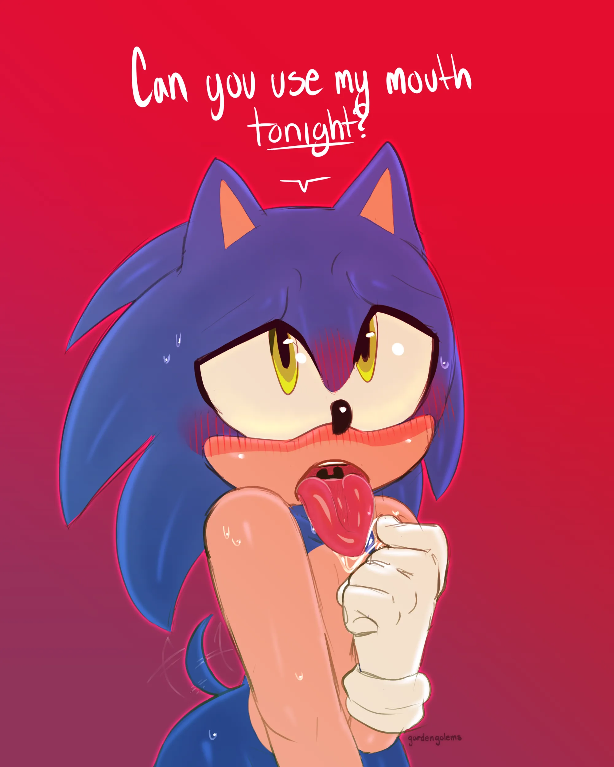 With a tongue like that, how could you say no? (gardengolems)