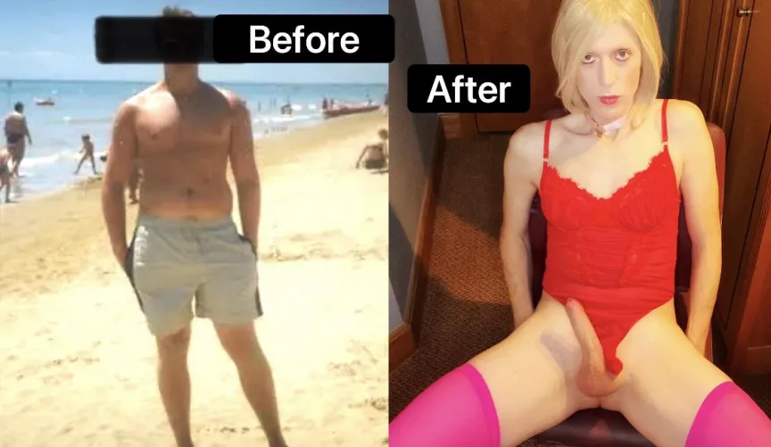Before & After feminisation
