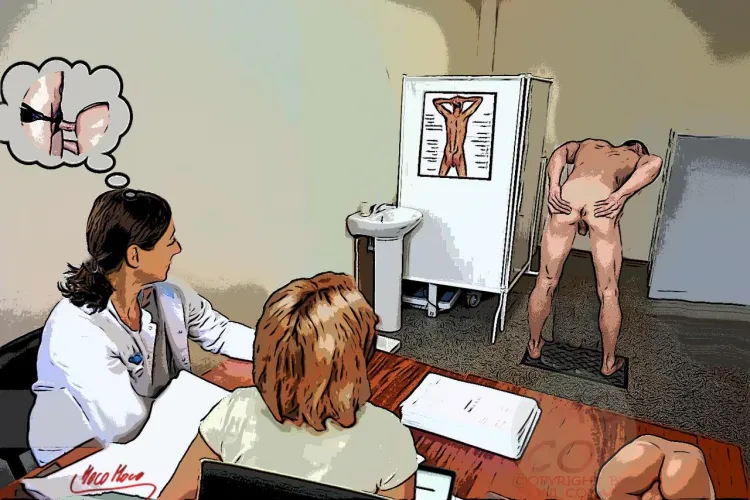 Female doctor contemplating pegging