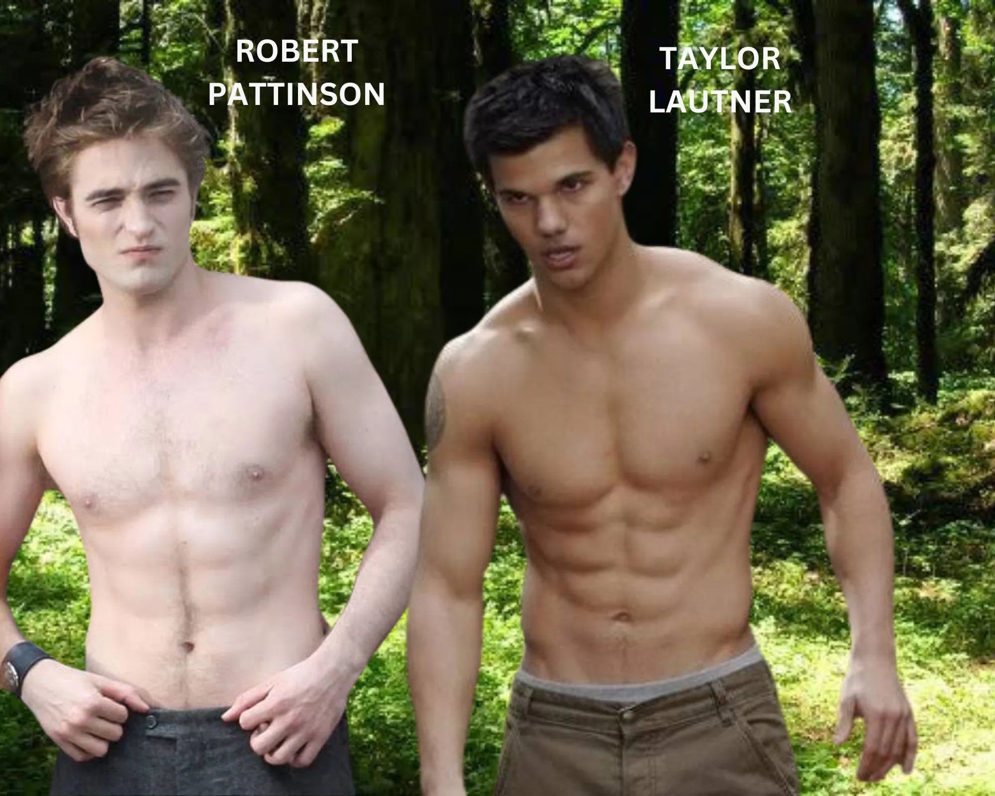 First to cum wrestling showdown between Pattinson (25) and Lautner (19) who is the dominant alpha that will make the other tap out and dried out from cumming, and how does he do it?