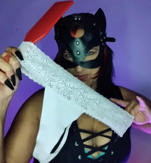 From now on you will call yourself whatever I call you, little whore.