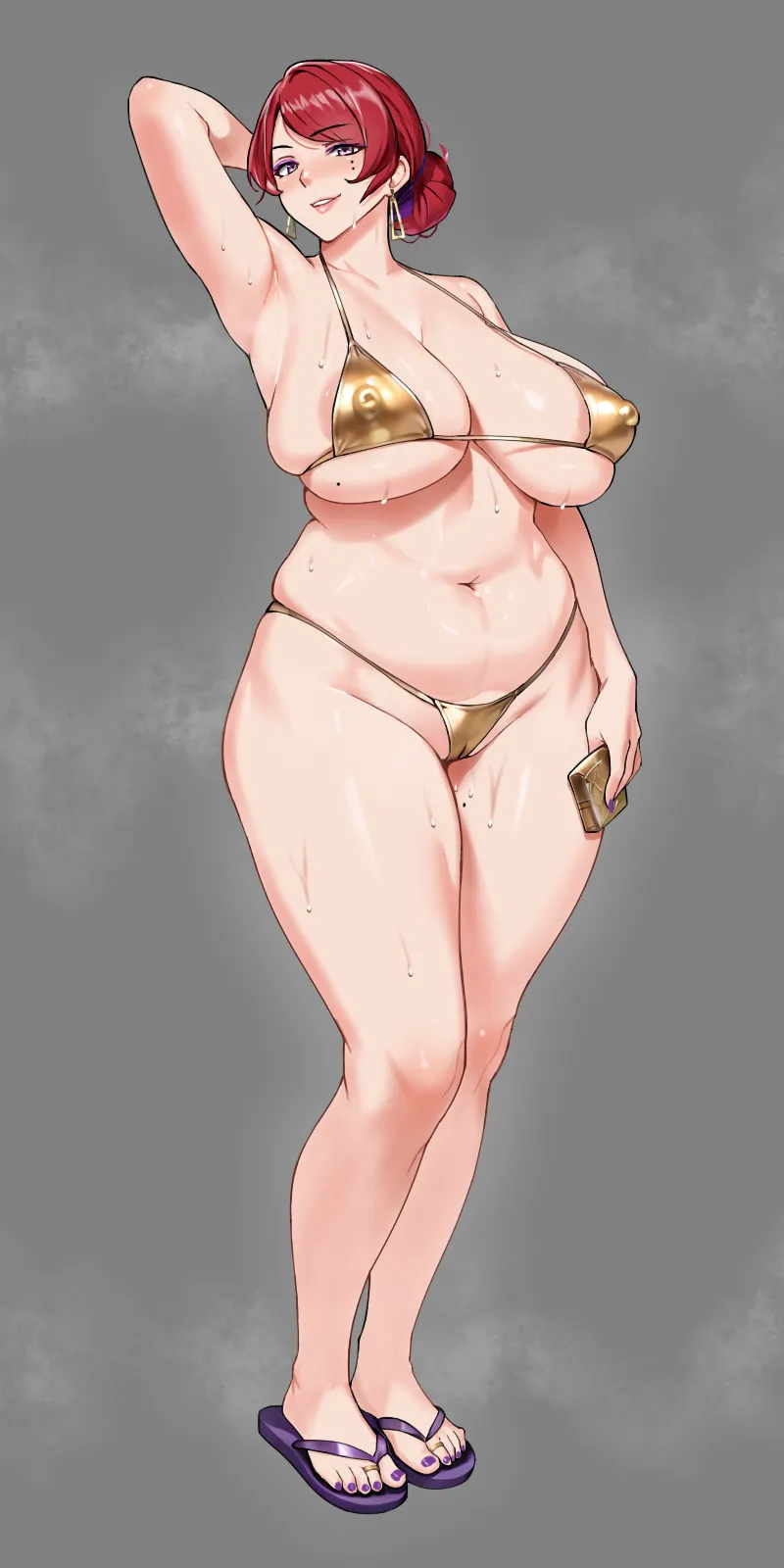 Hongryeon, bikini & flip flops [Last Origin]