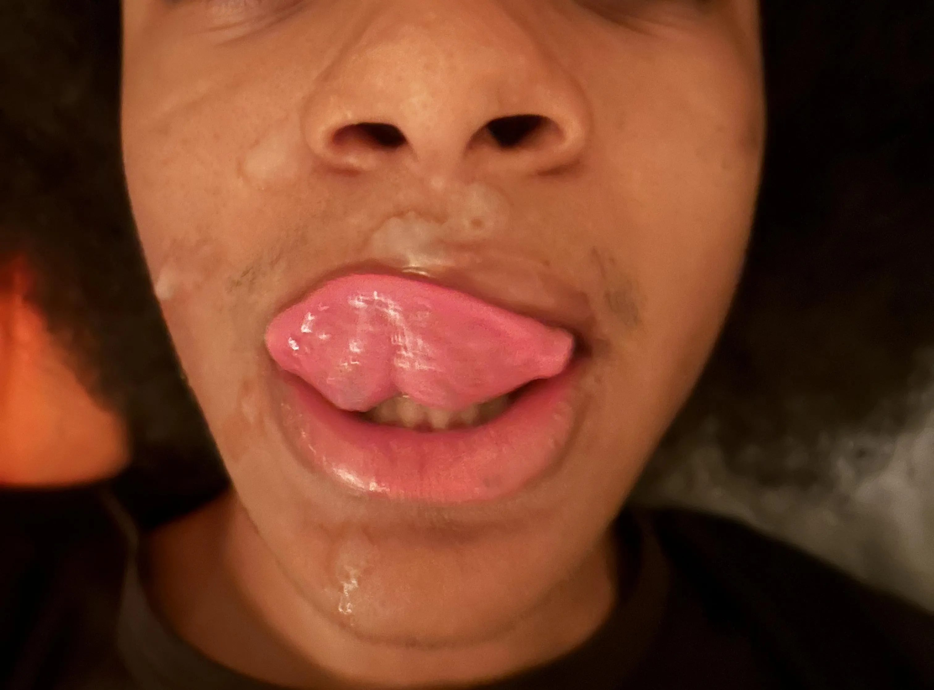 Loved having my face drenched🤤