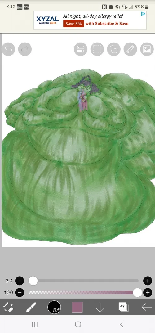 mountainous maleficent (wip by me)