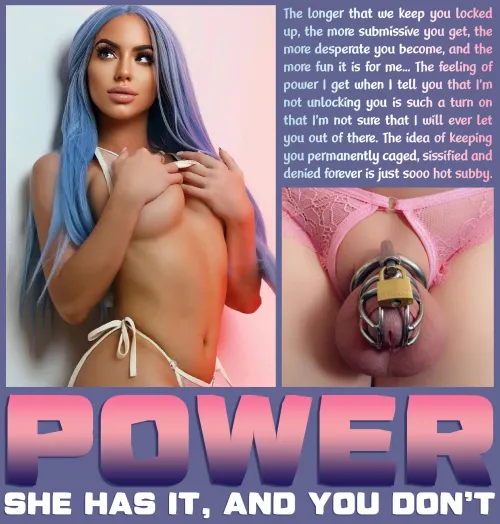 POWER [chastity] [femdom] [denial] TeasAndDenial on Imagefap