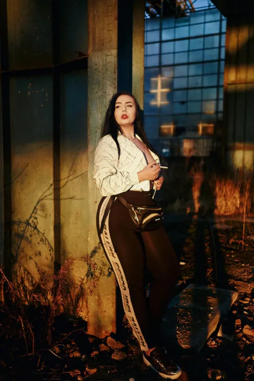 Puffing on pleasure, one cigarette at a time 😈💨