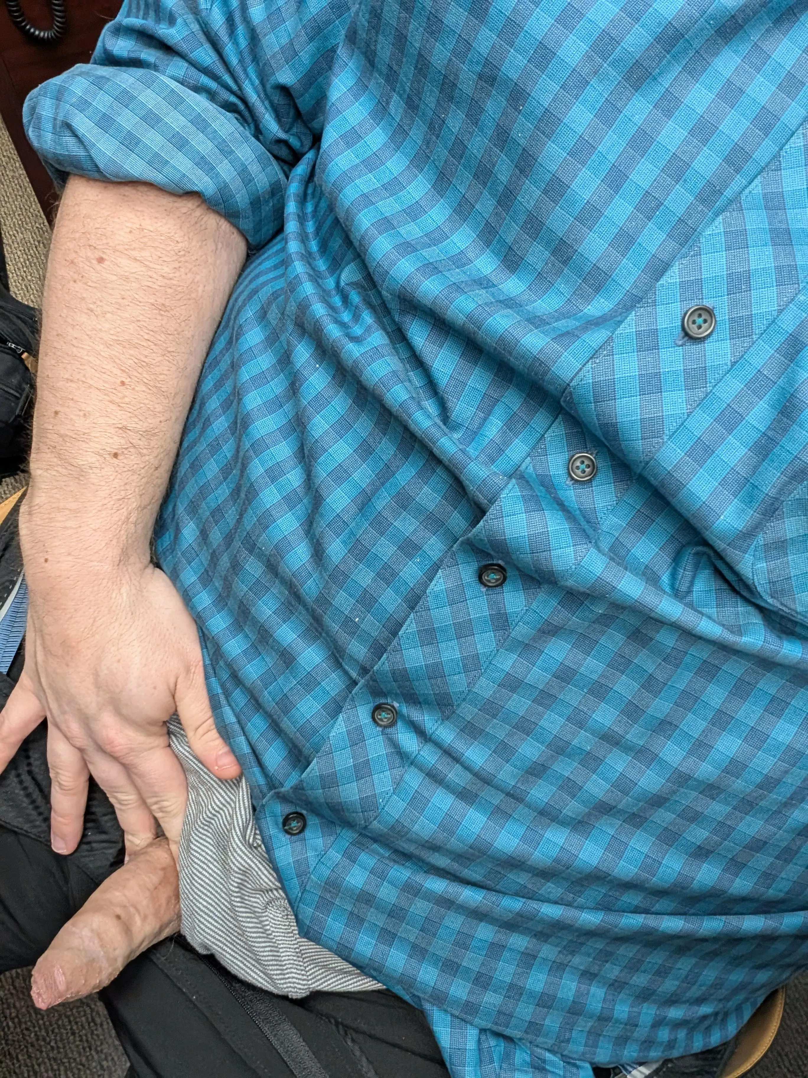 Showing off, hoping to chat.