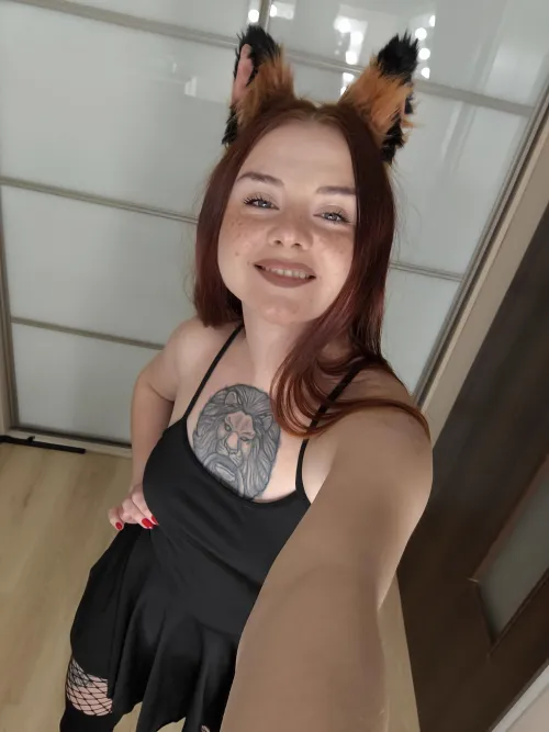 Smiling because I just saw something cute, oh wait, it’s me