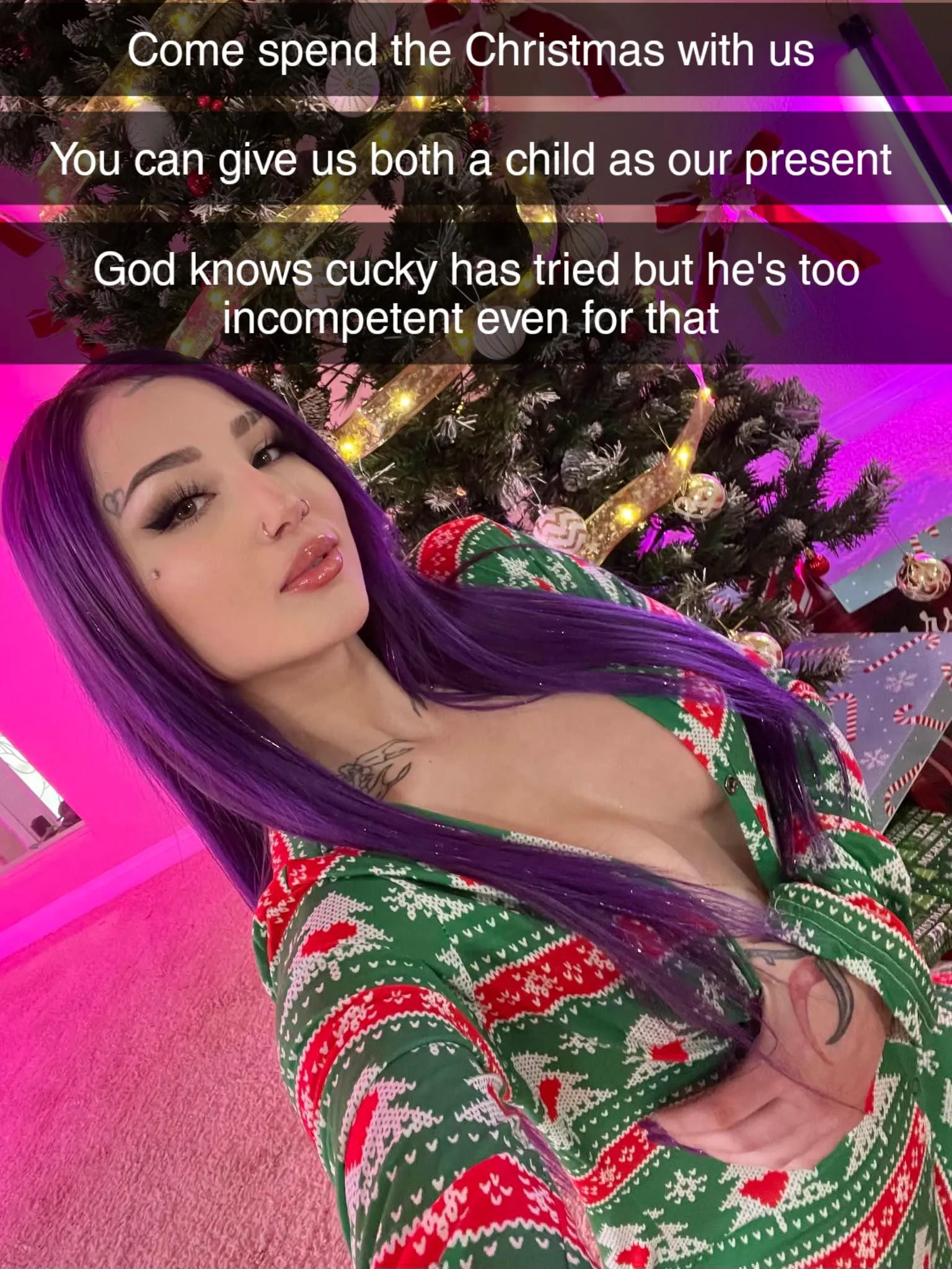 They went a baby but cucky isn't getting it done