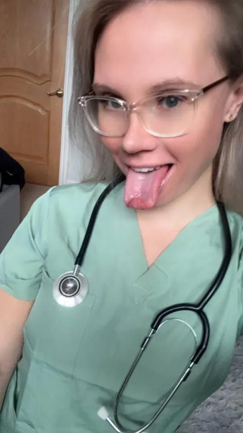 Your cute nurse for the day