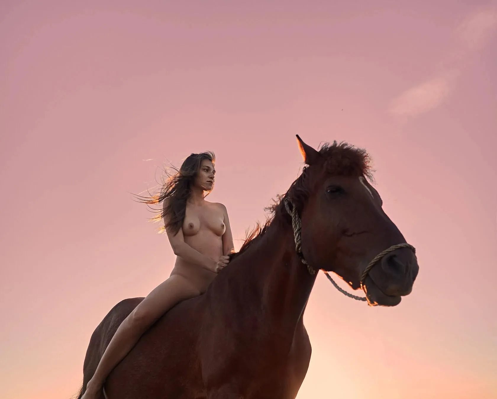 Daybreak on horseback