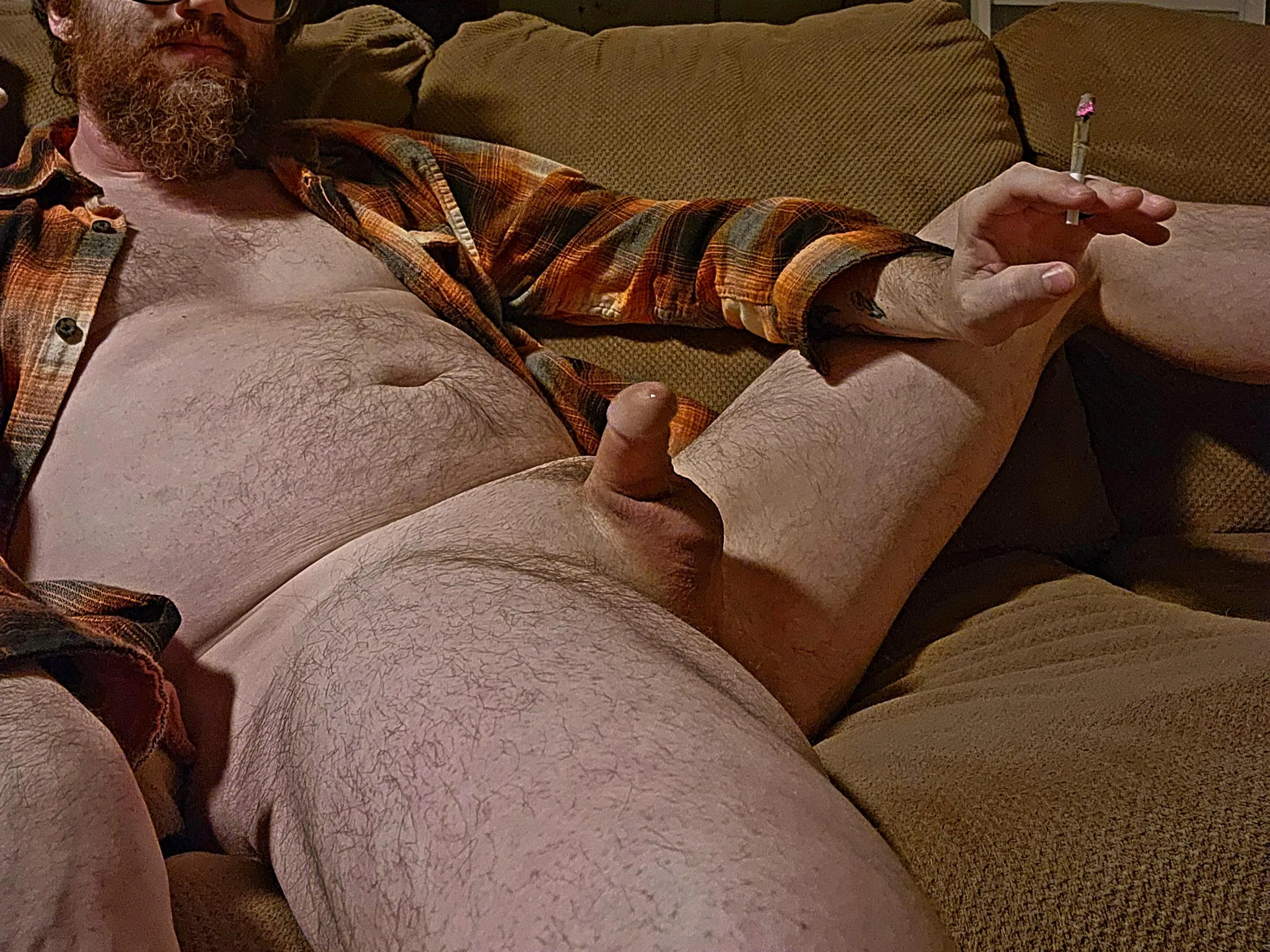 Just a West Michigan guy enjoying a toke and a stroke