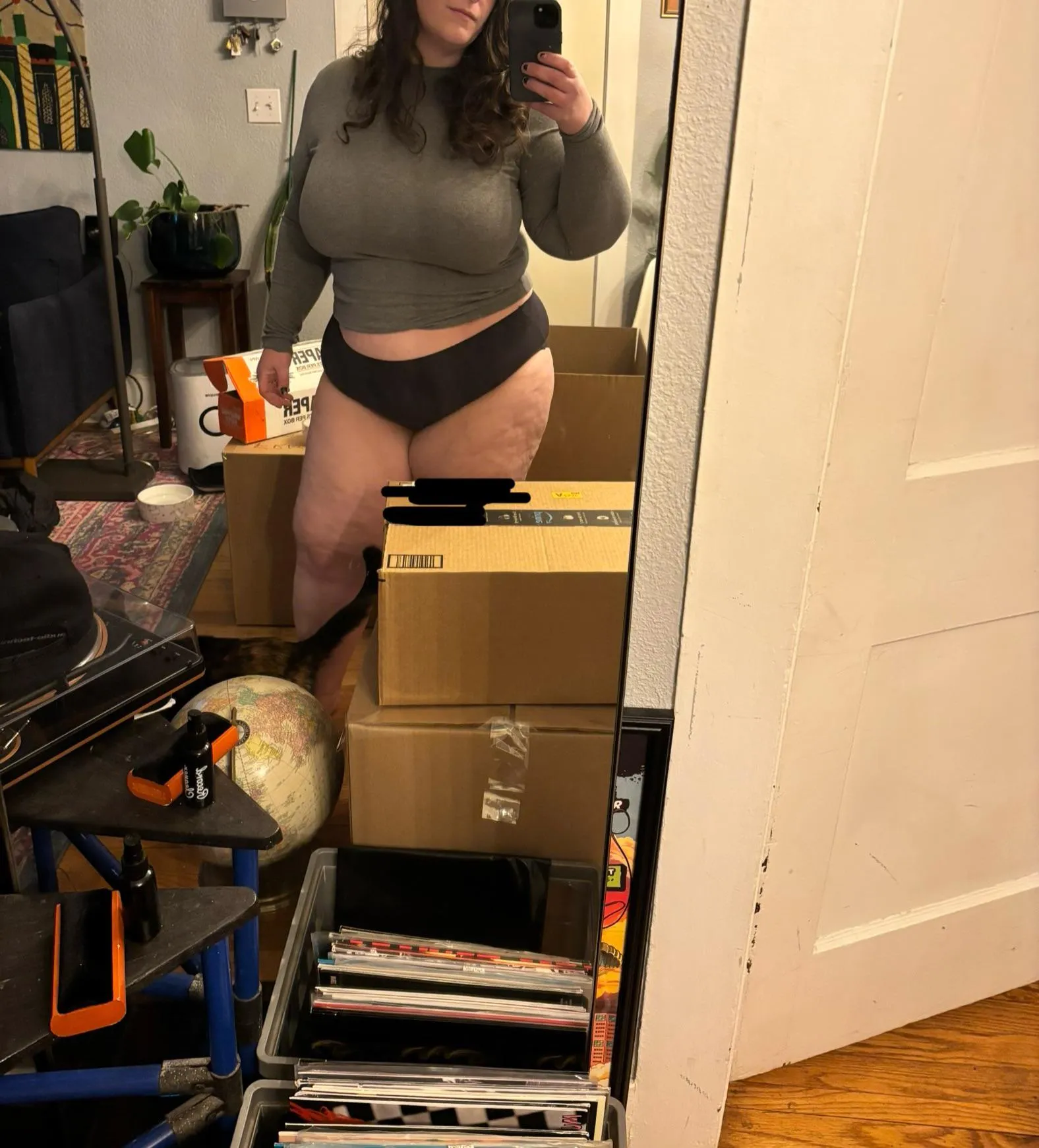 Packing for a move is better without pants