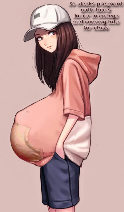 She’s just kinda pregnant