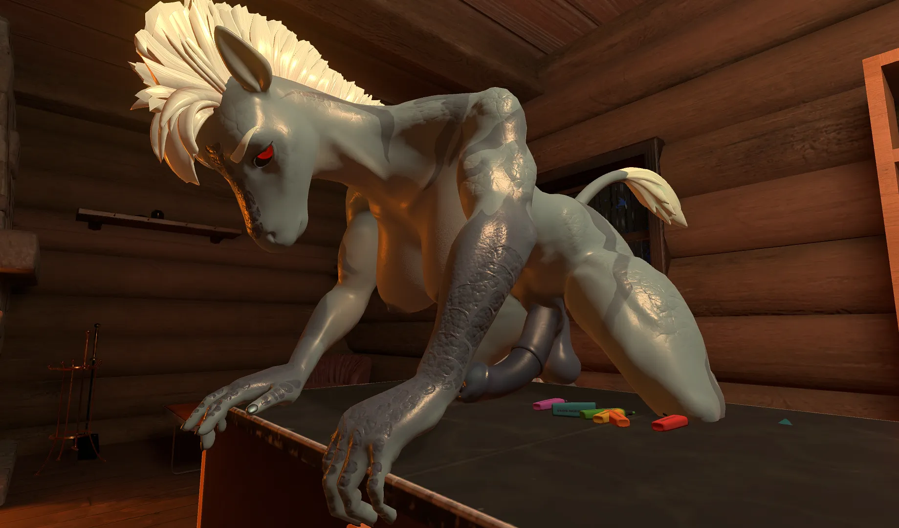 Sometimes, the sleep paralyisis demons are sexy and I want to do stuff to them... (Anthro Heat)