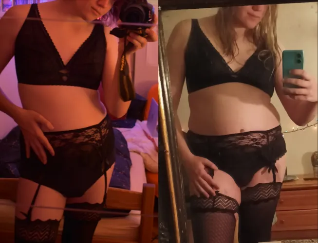 What 50 lbs does to a girl 👉🏻👈🏻😏