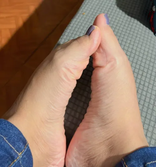 What would you do to that space in the middle of my wrinkly soles oc