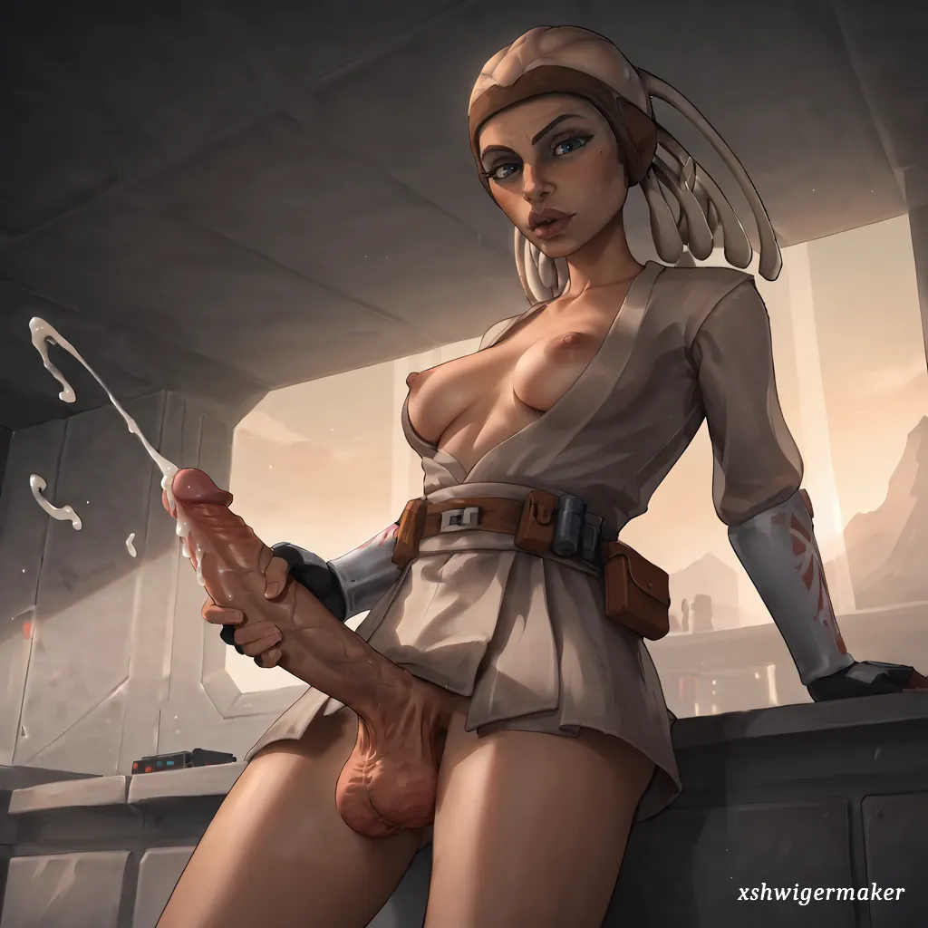 Adi Gallia masturbating