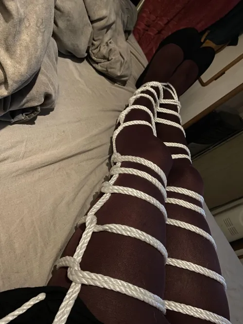 After work session 2 🥰( selfbondage )