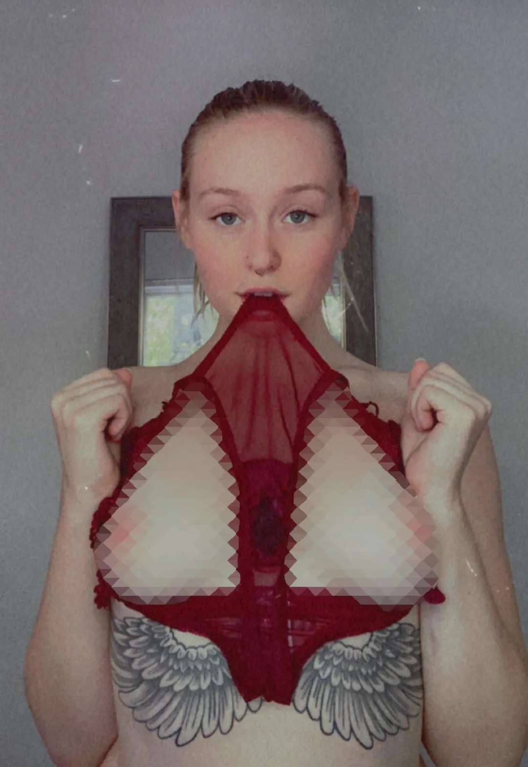 Can you sniff my panties right between my tits without cumming immediately?