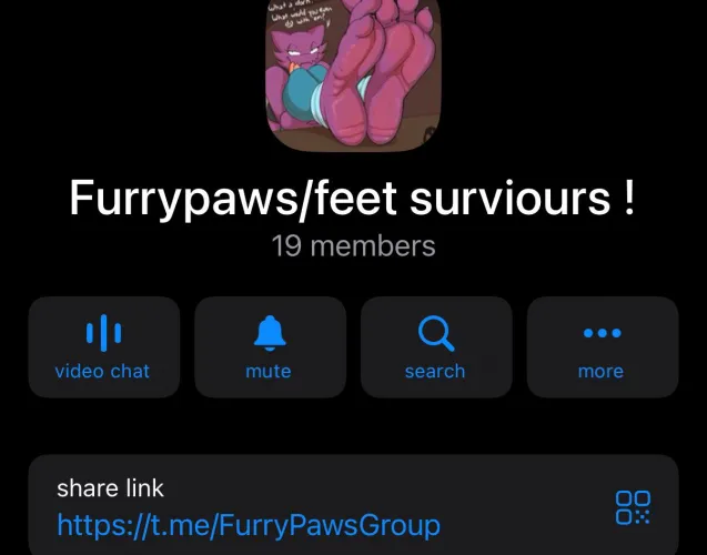 Furry foot/paw chat feels free to join