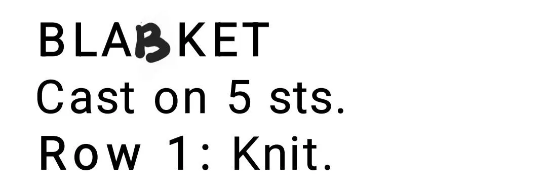 HELP!!!!!! WHAT DOES IT MEAN WHENNIT SAYS KNIT???