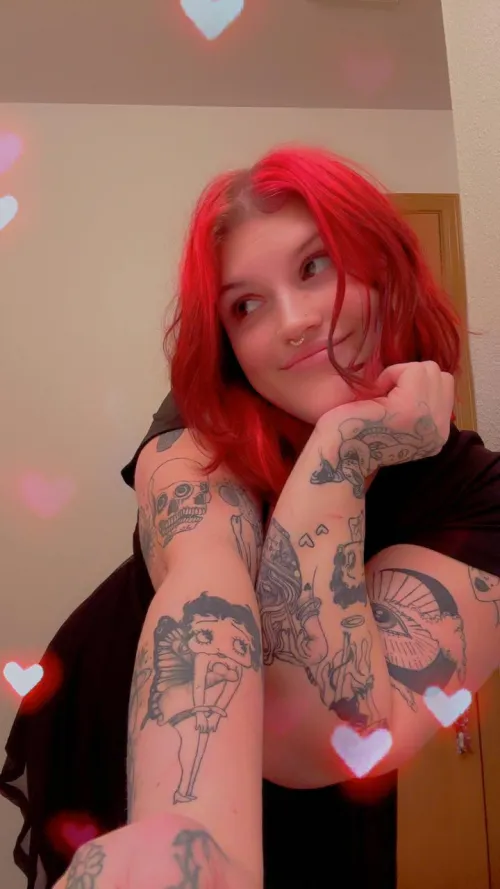 I love showing all my ink off